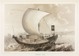 Jonque japonesa, c. 1853-1856