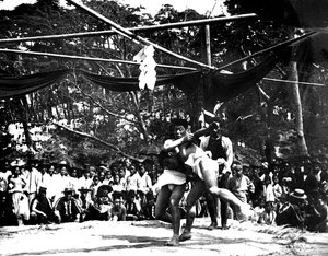 Lucha de sumo japonesa, Corea, 1900