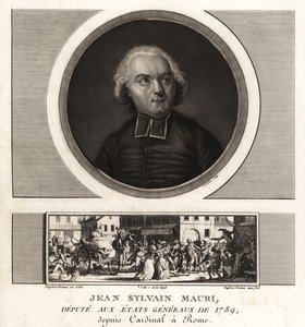 Jean-Sylvain Mauri o Jean-Sifrein Maury (1746-1817), cardenal francés, arzobispo y obispo de Montefiascone de Unbekannt