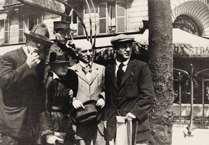 Jean Cocteau, Manuel Ortiz de Zárate, Henri-Pierre Roché, Marie Vassilieff, Max... de Unbekannt