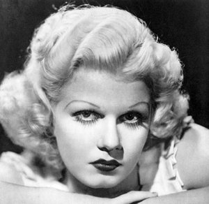 Jean Harlow, actriz estadounidense, 1934-1935