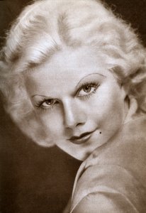 Jean Harlow, actriz de cine estadounidense, 1933