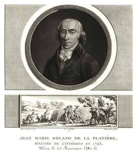 Jean Marie Roland de la Platière, Ministro del Interior de Unbekannt