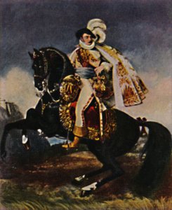 Jerome Bonaparte 1784-1860. - Pintura de Gros, 1934