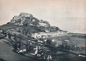 Jersey - Gorey y el Castillo de Mont Orgueil, 1895 de Unbekannt