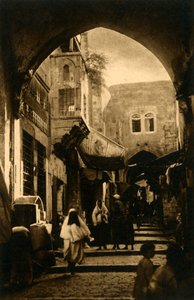 Jerusalén - Calle David, c1918-c1939 de Unbekannt