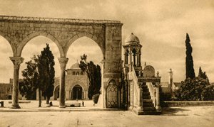 Jerusalén - Mezquita El-Aksa, c1918-c1939 de Unbekannt