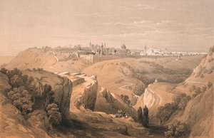 Jerusalén desde el Camino que Conduce a Betania, 1855