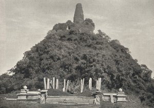 Jetawanarama Dagoba, la más joven de las tres grandes Dagobas de Anuradhapura a finales del siglo III d.C.