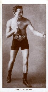 Jim Driscoll, boxeador galés, 1938