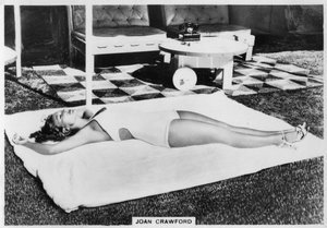Joan Crawford, actriz y estrella de cine estadounidense, 1938