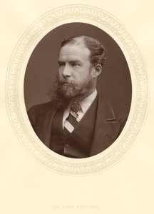 John Lubbock, primer Barón Avebury, banquero, arqueólogo, naturalista y político inglés, c. 1880