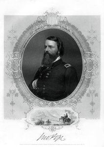 John Pope, general de la Unión en la Guerra Civil Americana, 1862-1867 de Unbekannt