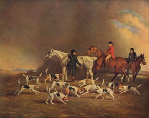 John Powlett y sus perros, siglo XVIII a XIX, 1929 de Unbekannt