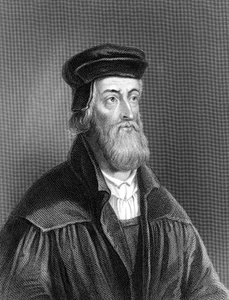 John Wycliffe, reformador religioso inglés del siglo XIV, 1882 de Unbekannt