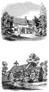 Lugar de nacimiento de Joseph Addison en Milston cerca de Amesbury, Wiltshire