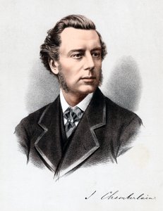 Joseph Chamberlain, político británico, c1880
