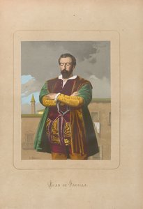 Juan de Padilla. De: Hombres y mujeres célebres de todos los tiempos por Juan Landa, 1875-1877 de Unbekannt
