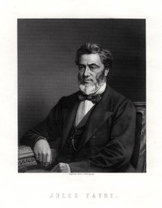 Jules Claude Gabriel Favre, estadista francés, siglo XIX de Unbekannt