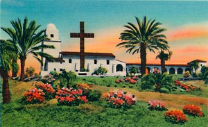 Museo Junípero Serra, Ciudad Vieja. San Diego, California, c1941 de Unbekannt