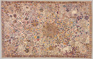 Quilt ceremonial Kantha, 1800s de Unbekannt