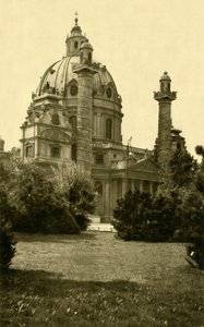 Karlskirche, Viena, Austria, c. 1935