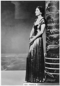 Kay Francis, actriz estadounidense de teatro y cine de Unbekannt