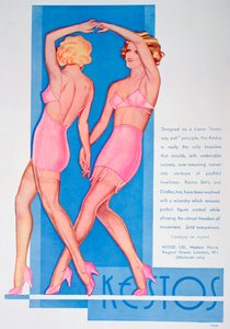 Anuncio de lencería Kestos, 1935 de Unbekannt