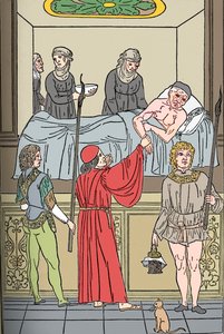 Ketham: Fasciculus Medicinae, Venecia, 1493, El tratamiento de la peste de Unbekannt