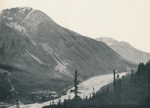 Río Kicking Horse, 1916 de Unbekannt