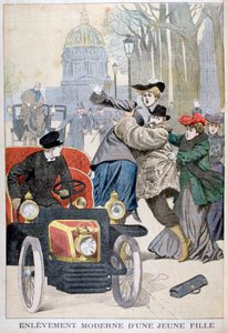 Secuestro de una joven en París, 1902 de Unbekannt