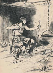 El Rey Alfredo olvida los pasteles, c1907 de Unbekannt