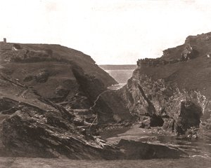 Castillo del Rey Arturo, Tintagel, Cornualles, 1894 de Unbekannt