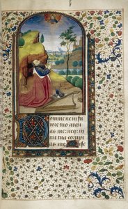 Rey David en oración Libro de Horas, 1450-1499 de Unbekannt