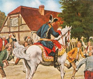 El rey Federico y los escolares de Potsdam de Unbekannt