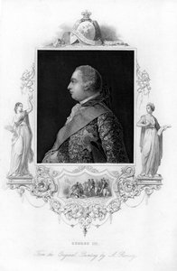 Rey Jorge III de Gran Bretaña, c1850 de Unbekannt