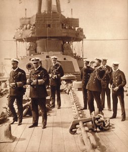 Rey Jorge V a bordo del HMS Neptune, 1910s de Unbekannt