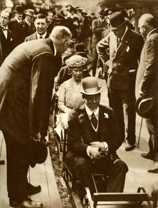 El Rey Jorge V y la Reina María...Exposición del Imperio Británico, Wembley, Londres, 1925, 1935 de Unbekannt
