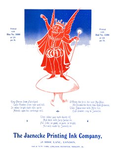 Rey Oberón - La Compañía de Tintas de Impresión Jaenecke de Unbekannt