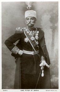 Rey Pedro I de Serbia, c1903-c1918 de Unbekannt