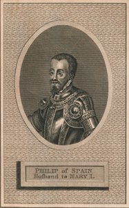 Rey Felipe II de España, esposo de la Reina María I, 1793 de Unbekannt