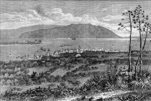 Puerto de Kingston, Jamaica, c1880 de Unbekannt