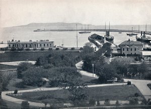 Kingstown - Vista general del puerto, 1895