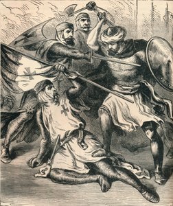 Caballeros Templarios en el campo de batalla