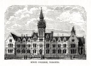 Knox College, Toronto, Ontario, Canadá, siglo XIX de Unbekannt