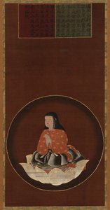 Kobo Daishi de niño sentado en un loto, período Muromachi, siglo XV-XVI de Unbekannt