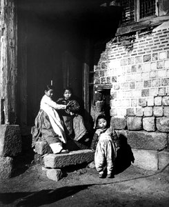Niños coreanos, Corea, 1900 de Unbekannt