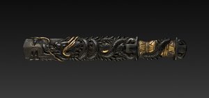 Mango de Kozuka, 1800s de Unbekannt