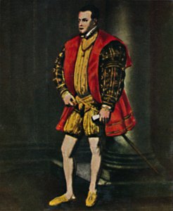 Rey Felipe II de España 1527-1598 - Pintura de Tiziano, 1934 de Unbekannt