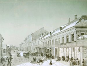 Kuznetsky Most, Moscú, Rusia, 1840s de Unbekannt